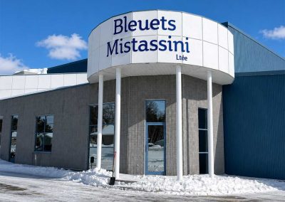Enseigne Bleuets Mistassini